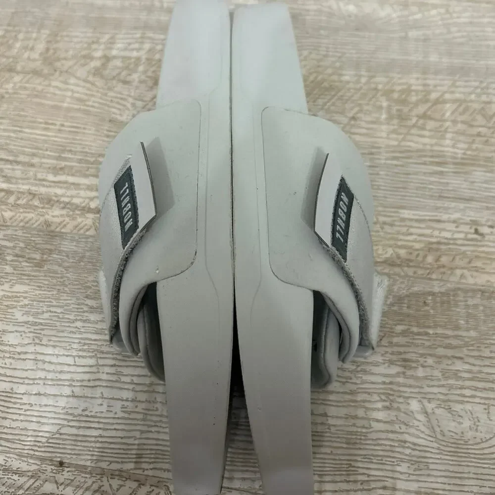 NOBULL Adjustable Slide Sandals Gray M10 W11.5 Sport Recovery Casual Unisex